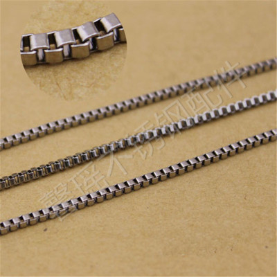 304 Stainless Steel Chain 1.1 Square Box Chain Venice Chain