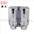 And where hotel special soap dispenser double liquid soap box manual soap dispenser Chrome