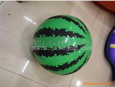 Supply inflatable watermelon ball 33CM-38CM inflatable toys, water supplies factory direct selling quality and low price