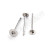 Stainless Steel 3MM Auricular Acupuncture Flat End Needle yuan tou zhen Ear Stud Accessories