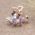 Korean Hair Accessories Small Rhinestone Alloy Color Retention Small Jaw Clip Bang Clip Updo Small Clip