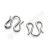 Anti-Allergy Stainless Steel W Buckle M Buckle Bracelet Button Jewelry Connecting Buckle