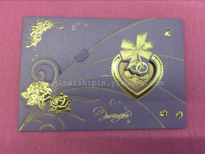 The domestic and foreign high-end wedding, meeting various invitations and paper products