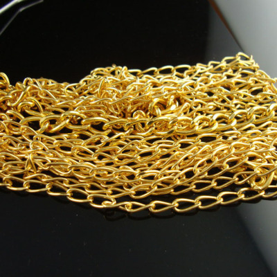 Golden Iron Chain Swimming Golden Iron Chain Jewelry Chain Golden Tail Chain
