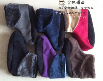 Foreign trade spot winter warm suede shoes ladies adult floor boots floor socks.