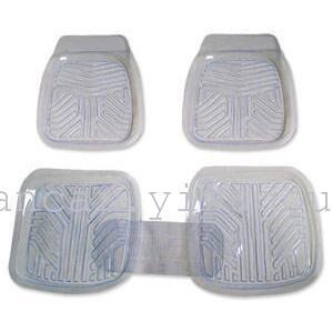 The car mat PVC foot foot transparent 3D foot basin shaped pad