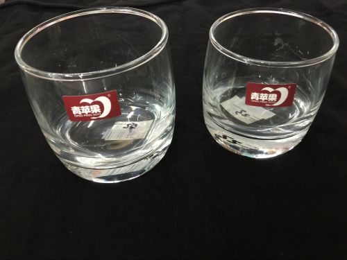 green apple lead-free glass juice cup tea cup milk tea cup beer cup water cup mouthwash cup