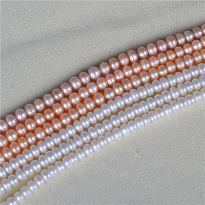 Pure natural freshwater pearl 8-9mm light pearl necklace material