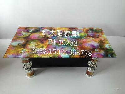  foreign trade export of Africa tempered glass coffee table rectangular living room simple coffee table1