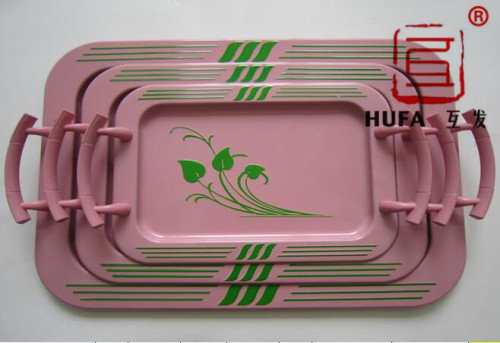 egg-shaped square plate spray light red. beige. light green. black arabic plate art plate..