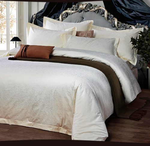 five-star hotel bedding 60-piece satin jacquard four-piece set