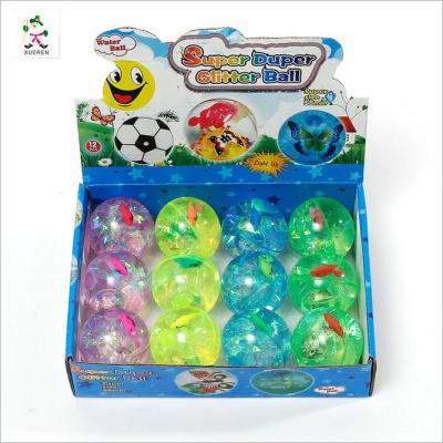 Children's toys 7.5CM ribbon factory direct flash flash ball to spread the goods