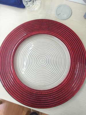 Glass Plate Disc Fruit Plate