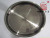 01 Disc Natural Color Stainless Steel round Plate Fruit Plate Meal Tray