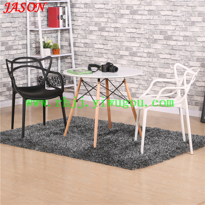Outdoor leisure chair / plastic hollow vine coffee dining / conference office chair