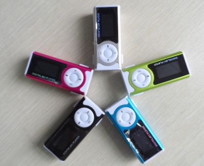 The new screen plug type MP3 can be customized LOGO gift with lamp