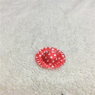 Pet toy cap cap cap 5 cm in bilateral Satin midpoint headdress accessories