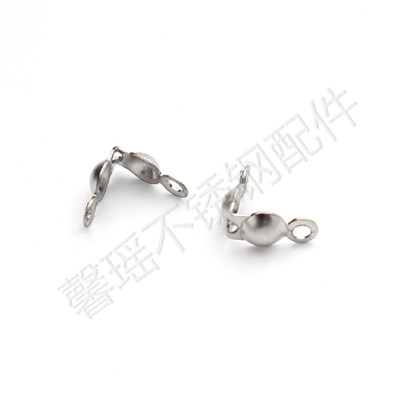 Stainless Steel Necklace Buckle Double Hanging Bag Buckle 2mm Bead Chain Buckle DIY Accessories Buckle