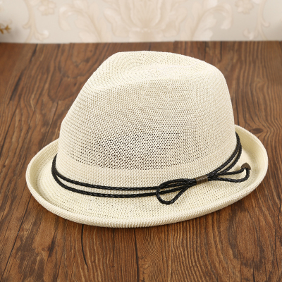 Hollowed-out straw hat beach hat for men and women in hats and hats for men and women's hats.