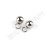 Stainless Steel Drilling Ball 2mm Steel Ball Beaded through Hole Bead Jewelry Necklace Accessories