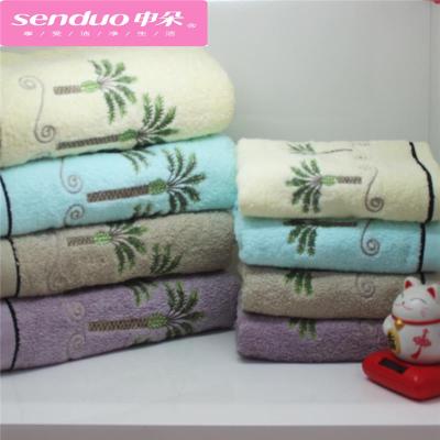 Coconut rainforest style towel 2016 new Shen flower
