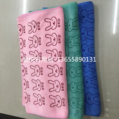 Pure cotton velvet towel fashion creative water absorption towel embroidered water pattern towel