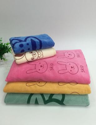 Microfiber absorbent towel towel Tutou India cartoon monkey mouth 400g
