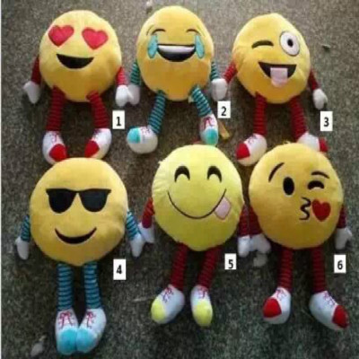 Emoji light emitting QQ WeChat face smiling expression pillow