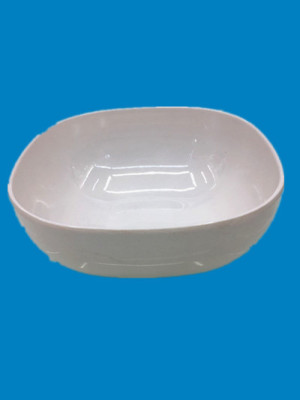 Melamine bowl white square stock