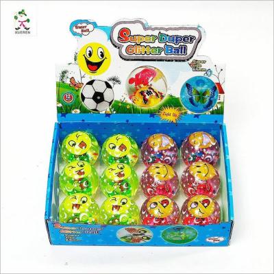 The stall selling toys and crystal ball card flash light ball diameter 6.5cm