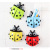 Creative express it in children 's suction cup wall toothbrush holder, toothbrush can seven stars ladybird suction cup toothbrush holder, wholesale