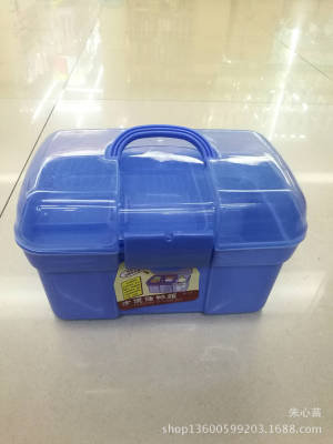 Wholesale portable size plastic medical kit first aid multi-layer medical kit portable medical kit