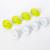 4Pcs Small Oval Hook green color and white color  transparent style whosale products