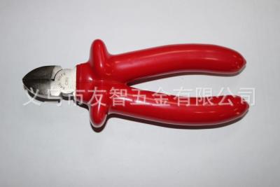 Forged carbon steel nickel iron handle compressive diagonal pliers