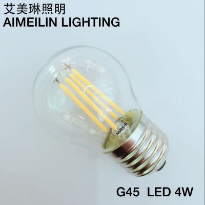 LED tungsten lamp filament lamp, LED bulb, LED bulb, G45 4W