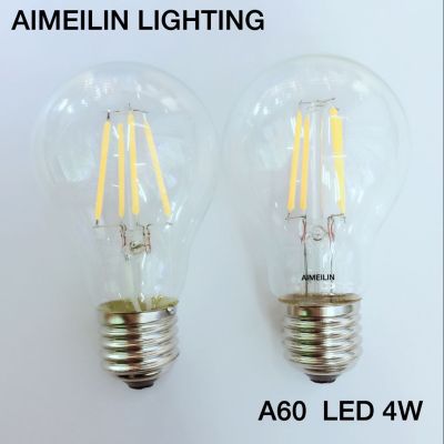 LED tungsten lamp filament lamp, LED bulb, LED bulb, A60 4W