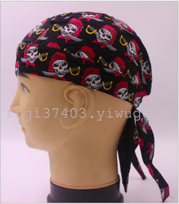 Pirate Hat riding hood  Outdoor adult multicolor cotton caps In Stock