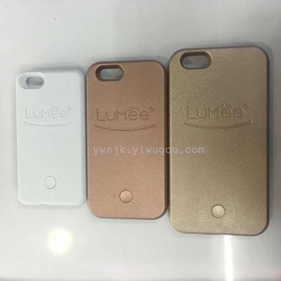 iPhone 7 Fill Light Selfie Phone Case LED Luminous Power Bank Protecting Sleeve