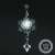 Simulation crystal snow Christmas ornaments curtain accessories acrylic jewelry accessories