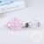 Crystal small hairpin pink bud clip bangs clip Korean lady hair accessories