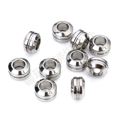 Stainless Steel Jewelry Accessories Large Hole Beads