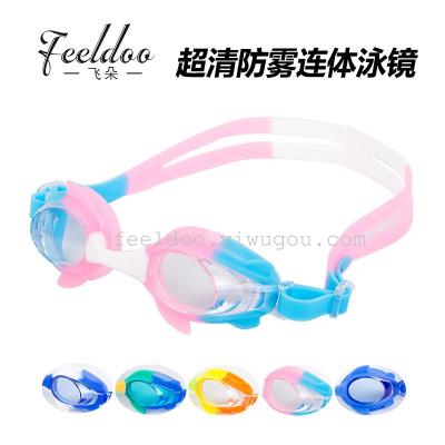Flying dot children swimming mirror manufacturers direct marketing hot style children swimming glasses children'