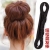 Korean hair cloth button plate rod energy-saving engendering artifact meatball head head donut head accessories