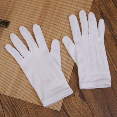 Cotton gloves gloves rubber elastic solid Wuzhi comfortable breathable gloves