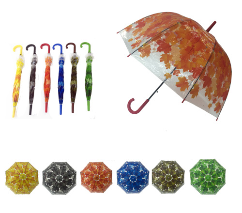 umbrella umbrella straight bone umbrella automatic long umbrella maple leaf umbrella environmental protection poe romantic apollo