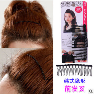 Hair clip fixed comb comb shape bangs hair fork hair headdress