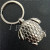 Turtle Shape Keychain Zinc Alloy Metal Keychains Customizable Customer Logo