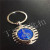 CD Pattern Keychain Zinc Alloy Key Ring Metal Keychains Customizable Logo