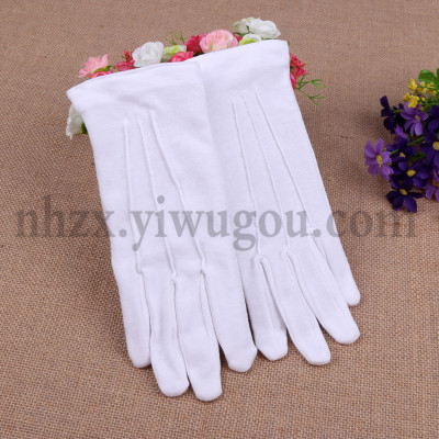 Children's etiquette in the deduction of children's etiquette gloves to perform dancing white gloves M5028