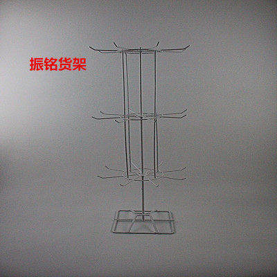 Three-tier adjustable height, three-layer removable 70 cm tall, can rotate the jewelry Black and white